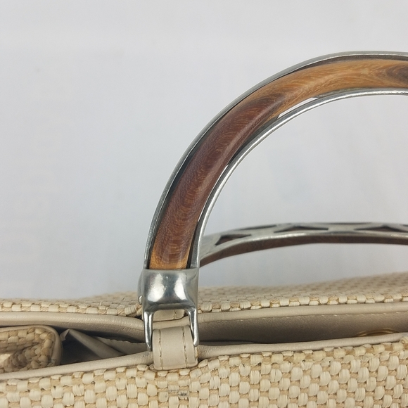 Clara Studios Inc. For Assymmetry Woven Handbag - Picture 6 of 14